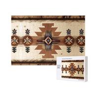 Phayah Native American Patterns Puzzles 300 Piece for Jigsaw Puzzle Wooden Puzzle for Family Friend Home Decor Wall Art 15.7 X 11in