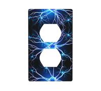 Phayah Neuron Extensions Pattern Outlet Covers Wall Plate Receptacle Duplex Light Switch Cover Plate Single Dual Plug Electrical Switchplate