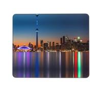 Phayah Night Canada Pattern Mouse Pads, Portable Wireless Mouse Pad, Non-Slip Rubber Base Laptop Mousepad Smooth Surface for Office & Travel 10 X 12 Inch