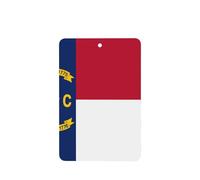 Phayah North Dakota Flag Pattern Lavender Scent Car Air Freshener Rectangle Card Hanging Hanging Scented Card 4 Pcs For Cars Closet Drawer