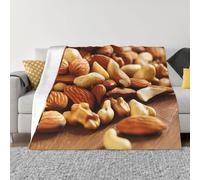 PHAYAH Nutmeg Pattern Ultra-Soft Micro Blanket Flannel Blankets For Couch Sofa Bed Living Room Office Lunch Break 50"X40"