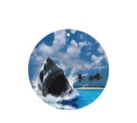 Phayah Ocean Fish Pattern Lavender Scent Car Air Freshener Round Shape Card Hanging Hanging Scented Card 6 Pcs For Cars Closet Drawer Eliminate