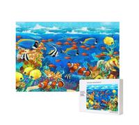 Phayah Ocean Tropical Fish Coral Undersea World Jigsaw Puzzles For Adults 300 Pieces.Home Decor Birthday Party For Men Women 15.7 X 11"