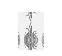 Phayah Octopus Tentacles Pattern Lavender Scent Car Air Freshener Rectangle Card Hanging Hanging Scented Card 6 Pcs For Cars Closet Shoe