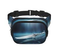 Phayah Odd Art Weapons Pattern Fanny Waist Packs For Men Women, Waist Bag Hip Pack For Travel Hiking Running Outdoor Sports