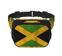 Phayah Old Jamaican Flag Men Women Hip Bum Bag With Adjustable Strap For Outdoors Workout Traveling Casual Running Hiking Cycling