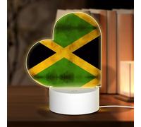 Phayah Old Jamaican Flag Pattern 3D Led Light Lamp USB Cable Adjustable 3 Modes Base Show Stand for Christmas Room Restaurant Bar Shop