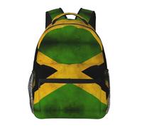 PHAYAH Old Jamaican Flag Pattern Casual Shoulders Classical Basic Travel Backpack Travel And Outdoor Activities Resistant