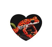Phayah Orange Tree Frog Pattern Lavender Scent Car Air Freshener Heart Shape Card Hanging Hanging Scented Card 6 Pcs For Cars Closet Shoe