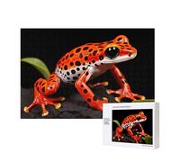 Phayah Orange Tree Frog Puzzles For Adults 300 Pieces For Home Decor Intelligence Development Toys 15.7 X 11"