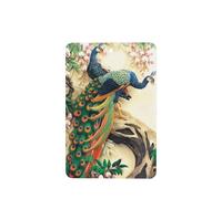 Phayah Oriental Peacock On Flower Tree Pattern Lavender Scent Car Air Freshener Rectangle Card Hanging Hanging Scented Card 6 Pcs For Cars Closet Drawer Eliminate