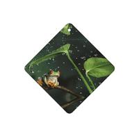 Phayah Peace Tree Frog Pattern Lavender Scent Car Air Freshener Square Card Hanging Hanging Scented Card 6 Pcs For Cars Closet Drawer Eliminate