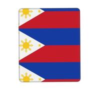 Phayah Philippine Flag Pattern Mouse Pad Waterproof Surface & Non-Slip Rubber Base with Stitched Edges Gaming Mouse Mat for Laptop 8.3 X 10.3 in