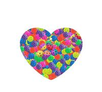 Phayah Pickleball Balls Colors Pattern Pattern Lavender Scent Car Air Freshener Heart Shape Card Hanging Hanging Scented Card 4 Pcs For Cars Closet Shoe