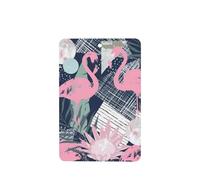 Phayah Pink Flamingo And Leaves Pattern Lavender Scent Car Air Freshener Rectangle Card Hanging Hanging Scented Card 6 Pcs For Cars Closet Shoe