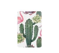 Phayah Pink Flamingo Succulent Plants Pattern Lavender Scent Car Air Freshener Rectangle Card Hanging Hanging Scented Card 4 Pcs For Cars Closet Shoe