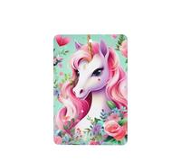 Phayah Pink Unicorn Pattern Lavender Scent Car Air Freshener Rectangle Card Hanging Hanging Scented Card 4 Pcs For Cars Closet Drawer