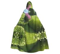PHAYAH Prairie Adult Hooded Cloak Neutral Hooded Cloak Masquerade Cosplay Halloween Witch Cloak Christmas Party Robe