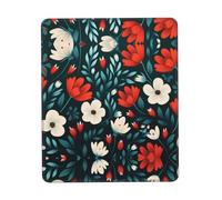 Phayah Pretty Little Florals Pattern Mouse Pad Waterproof Surface & Non-Slip Rubber Base with Stitched Edges Gaming Mouse Mat for Laptop 8.3 X 10.3 in
