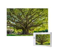 Phayah Primitive Tree Pattern Puzzle Unique Jigsaw Wall Art Picture for Home Decoration 1000 Pcs