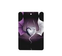 Phayah Purple And Wirte Dragons Pattern Lavender Scent Car Air Freshener Rectangle Card Hanging Hanging Scented Card 4 Pcs For Cars Closet Drawer Eliminate