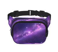 Phayah Purple River Of Stars Pattern Fanny Waist Packs For Men Women, Waist Bag Hip Pack For Travel Hiking Running Outdoor Sports