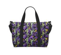 Phayah Purple Swallow Flying Travel Duffel Bag Handbag Carry-On Luggage Bag Overnight Foldable Unisex Airline Travel Personal Items Bag