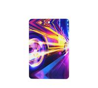Phayah Racing Speed Pattern Lavender Scent Car Air Freshener Rectangle Card Hanging Hanging Scented Card 6 Pcs For Cars Closet Drawer
