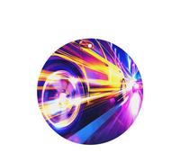 Phayah Racing Speed Pattern Lavender Scent Car Air Freshener Round Shape Card Hanging Hanging Scented Card 6 Pcs For Cars Closet Drawer