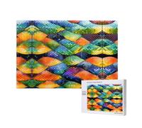 Phayah Rainbow Fish Scale Puzzles for Adults 1000 Pieces Children's Intelligence Development Toys 29.5 X 19.7