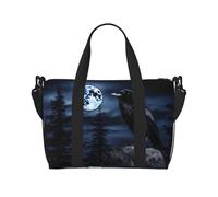 Phayah Raven In The Night Travel Duffel Bag Handbag Carry-On Luggage Bag Overnight Foldable Unisex Airline Travel Personal Items Bag