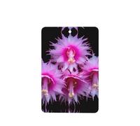 Phayah Rectangle Car Air Fresheners Cards 4 Pcs Beautiful Flower Pattern Auto Aromatherapy Tablets Hanging Scented Card - Lavender Scent