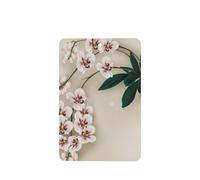 Phayah Rectangle Car Air Fresheners Cards 4 Pcs Bell Orchid Pattern Auto Aromatherapy Tablets Hanging Scented Card - Lavender Scent