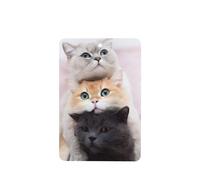 Phayah Rectangle Car Air Fresheners Cards 4 Pcs Cats Pattern Auto Aromatherapy Tablets Hanging Scented Card - Lavender Scent