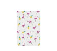 Phayah Rectangle Car Air Fresheners Cards 4 Pcs Flamingo And Pineapple Pattern Auto Aromatherapy Tablets Hanging Scented Card - Lavender Scent