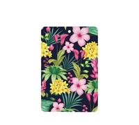 Phayah Rectangle Car Air Fresheners Cards 4 Pcs Hawaiian Colorful Flower Pattern Auto Aromatherapy Tablets Hanging Scented Card - Lavender Scent