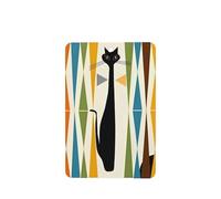 Phayah Rectangle Car Air Fresheners Cards 4 Pcs Mid-Century Modern Art Cat Pattern Auto Aromatherapy Tablets Hanging Scented Card - Lavender Scent