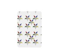 Phayah Rectangle Car Air Fresheners Cards 4 Pcs Stars Eastern Stars Pattern Auto Aromatherapy Tablets Hanging Scented Card - Lavender Scent