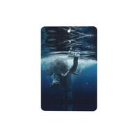 Phayah Rectangle Car Air Fresheners Cards 4 Pcs Swimming African Elephant Pattern Auto Aromatherapy Tablets Hanging Scented Card - Lavender Scent
