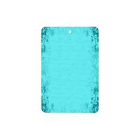 Phayah Rectangle Car Air Fresheners Cards 4 Pcs Teal Blue Pattern Auto Aromatherapy Tablets Hanging Scented Card - Lavender Scent