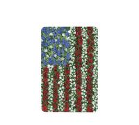 Phayah Rectangle Car Air Fresheners Cards 6 Pcs America Patriotic Flower Pattern Aromatherapy Tablets Hanging Scented Card - Lavender Scent Eliminate Odor