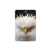 Phayah Rectangle Car Air Fresheners Cards 6 Pcs Bald Eagle Pattern Auto Aromatherapy Tablets Hanging Scented Card - Lavender Scent