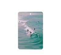 Phayah Rectangle Car Air Fresheners Cards 6 Pcs Beach Surf Pattern Aromatherapy Tablets Hanging Scented Card - Lavender Scent Eliminate Odor
