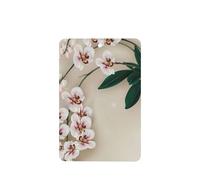 Phayah Rectangle Car Air Fresheners Cards 6 Pcs Bell Orchid Pattern Aromatherapy Tablets Hanging Scented Card - Lavender Scent Eliminate Odor