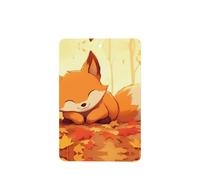 Phayah Rectangle Car Air Fresheners Cards 6 Pcs Cartoon Fox Pattern Auto Aromatherapy Tablets Hanging Scented Card - Lavender Scent