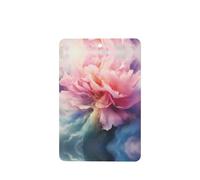 Phayah Rectangle Car Air Fresheners Cards 6 Pcs Cloud Smoke Flower Pattern Auto Aromatherapy Tablets Hanging Scented Card - Lavender Scent