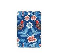 Phayah Rectangle Car Air Fresheners Cards 6 Pcs Country Style Blue Red Bird Pattern Aromatherapy Tablets Hanging Scented Card - Lavender Scent Eliminate Odor