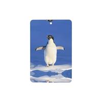 Phayah Rectangle Car Air Fresheners Cards 6 Pcs Cute Penguin Pattern Aromatherapy Tablets Hanging Scented Card - Lavender Scent Eliminate Odor