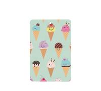 Phayah Rectangle Car Air Fresheners Cards 6 Pcs Ice Cream Cones Pattern Aromatherapy Tablets Hanging Scented Card - Lavender Scent Eliminate Odor