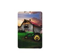 Phayah Rectangle Car Air Fresheners Cards 6 Pcs Old Tractor Photo Farm Pattern Aromatherapy Tablets Hanging Scented Card - Lavender Scent Eliminate Odor